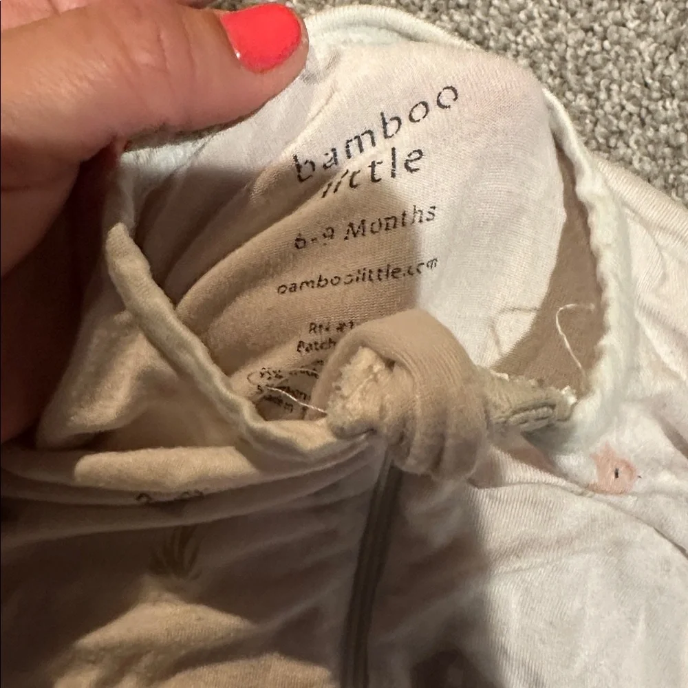 Bamboo Little Farm print bamboo‎ sleeper 6-9 months